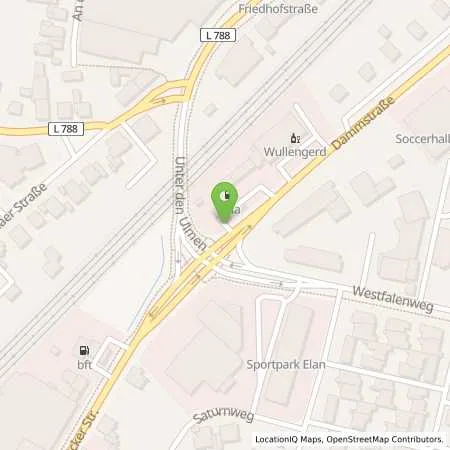 Standortübersicht der Tankstelle Fricke in 33332 Gütersloh