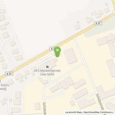 Standortübersicht der Tankstelle Uwe Mohr in 21407 Deutsch Evern