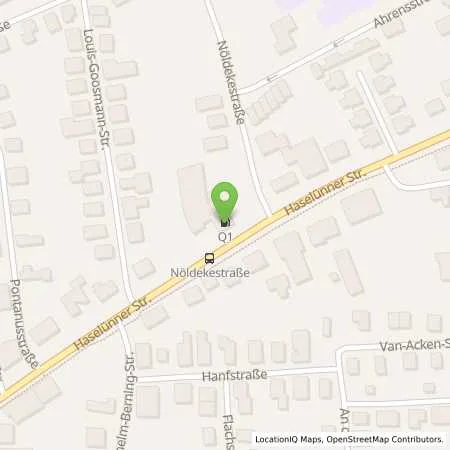 Standortübersicht der Tankstelle Q1 Tankstelle in 49809 Lingen