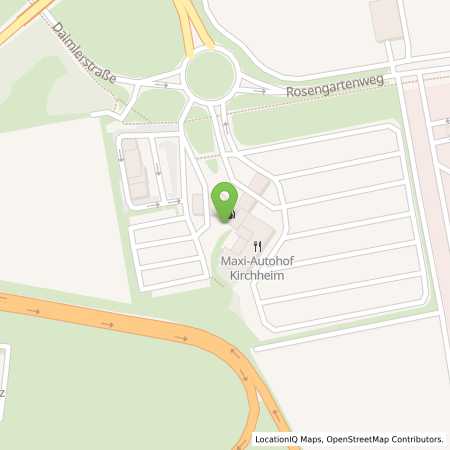 Standortübersicht der Benzin-Super-Diesel Tankstelle: TotalEnergies Autohof Grünstadt in 67281, Kirchheim