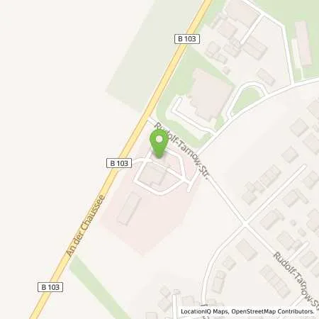 Standortübersicht der Tankstelle Kritzkow in 18299 Kritzkow