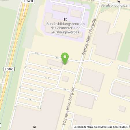 Standortübersicht der Benzin-Super-Diesel Tankstelle: Supermarkt-Tankstelle KASSEL WERNER-HEISENBERG-STR. 10 in 34123, KASSEL