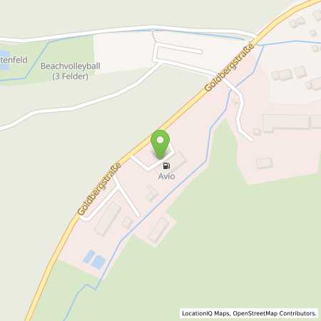 Standortübersicht der Benzin-Super-Diesel Tankstelle: AVIA Tankstelle in 98701, Großbreitenbach