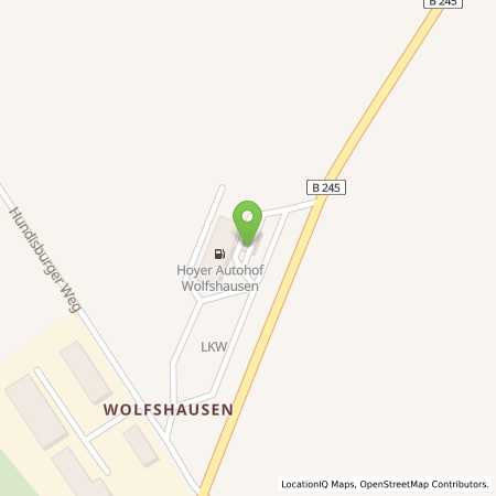 Standortübersicht der Benzin-Super-Diesel Tankstelle: Hundisburg in 39343, Hundisburg
