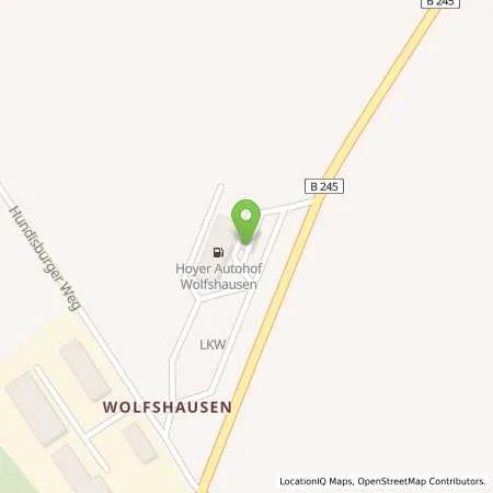 Standortübersicht der Tankstelle Hundisburg in 39343 Hundisburg