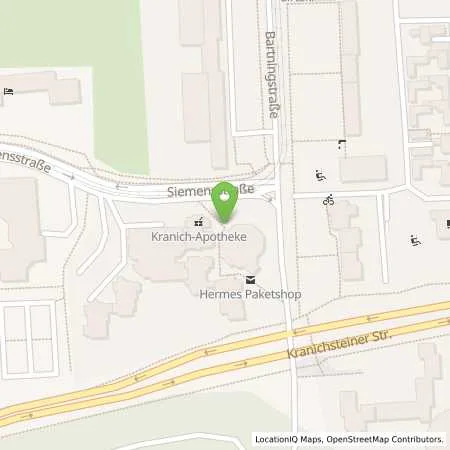 Standortübersicht der Tankstelle TotalEnergies Darmstadt in 64289 Darmstadt