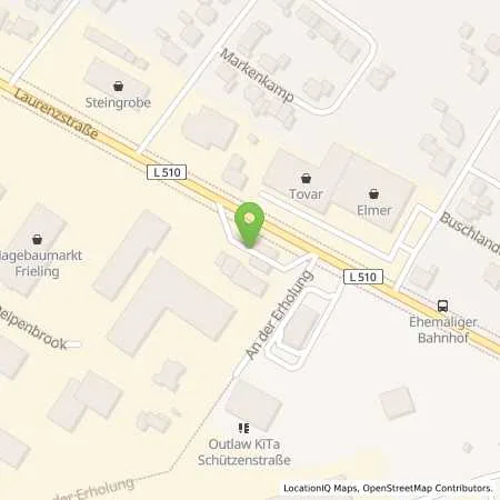 Standortübersicht der Tankstelle Dominik Jansen in 48607 Ochtrup