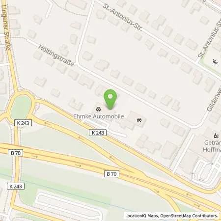 Standortübersicht der Tankstelle Tankstelle Hillmann in 49716 Meppen