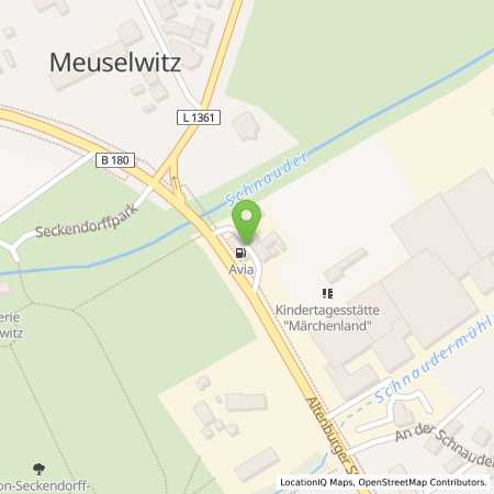 Benzin-Super-Diesel Tankstellen Details AVIA Tankstelle in 04610 Meuselwitz ansehen