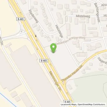 Standortübersicht der Tankstelle EDEKA Walke Tankstelle in 88400 Biberach