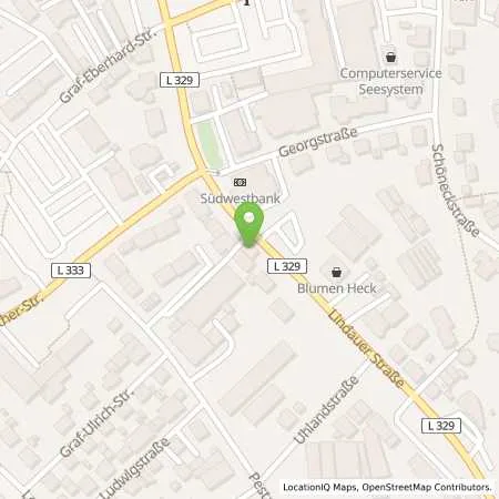 Standortübersicht der Tankstelle Pinoil in 88069 Tettnang