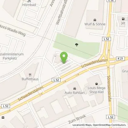 Standortübersicht der Tankstelle Aral Tankstelle in 24143 Kiel