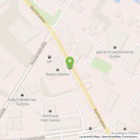 Standortübersicht der Tankstelle Ötün bft-Tankstelle in 77855 Achern