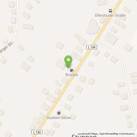 Standortübersicht der Tankstelle Autohaus Brünjes in 27616 Beverstedt