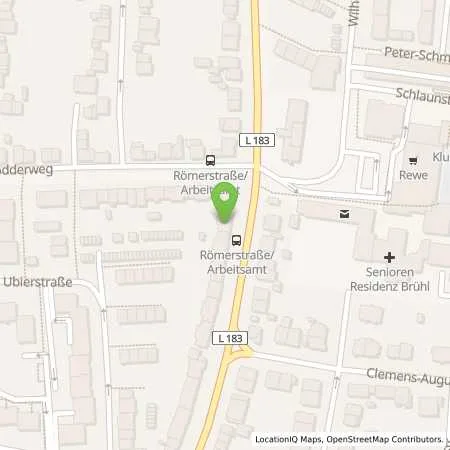 Standortübersicht der Tankstelle Freie Tankstelle Brühl in 50321 Brühl