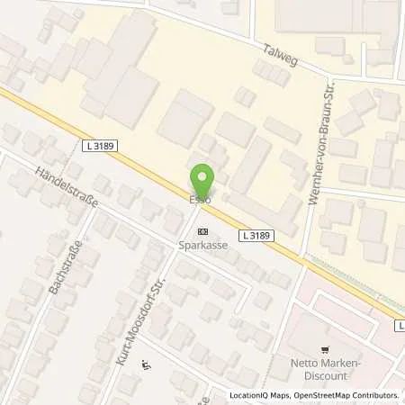 Standortübersicht der Tankstelle Esso Tankstelle in 63694 LIMESHAIN