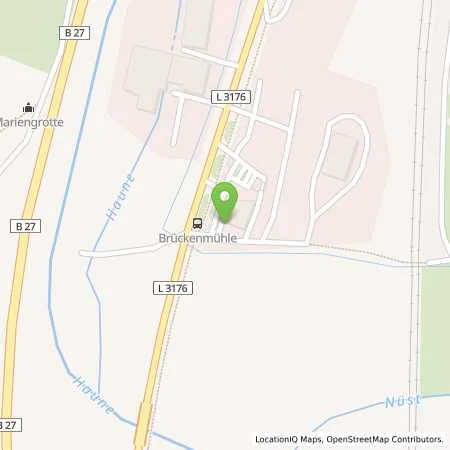 Standortübersicht der Tankstelle Shell Huenfeld Fuldaer Str. 49 in 36088 Huenfeld