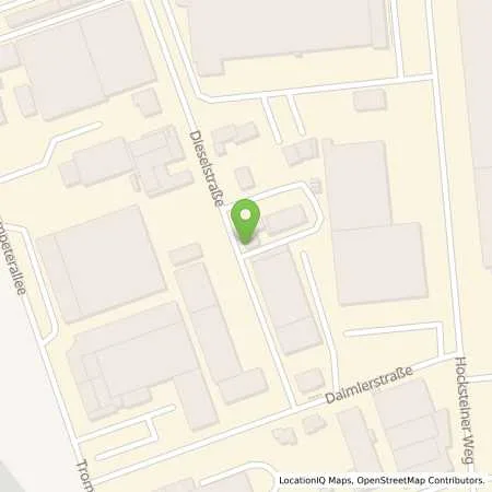 Standortübersicht der Tankstelle Wilms-Wickrath in 41189 Mönchengladbach