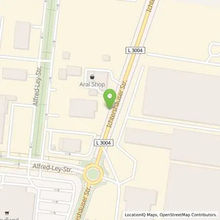 Standortübersicht der Tankstelle Aral Tankstelle in 99310 Arnstadt