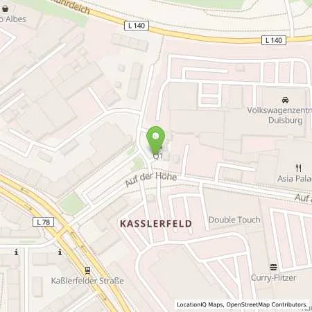 Standortübersicht der Tankstelle Q1 Tankstelle in 47059 Duisburg