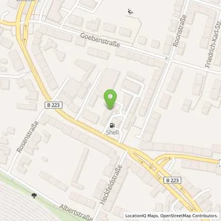 Standortübersicht der Tankstelle Shell Mülheim Oberhausener Str. 132-136 in 45476 Mülheim