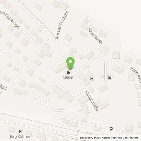 Standortübersicht der Tankstelle AVIA Tankstelle in 95517 Seybothenreuth