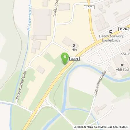 Standortübersicht der Tankstelle ELZACH - FREIBURGER STR. 17B in 79215 Elzach