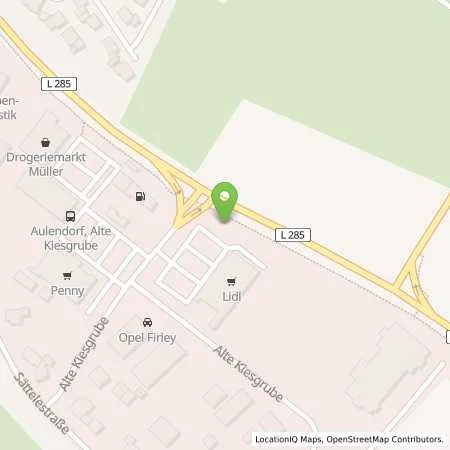 Standortübersicht der Tankstelle JET AULENDORF ALTE KIESGRUBE 11 in 88326 AULENDORF