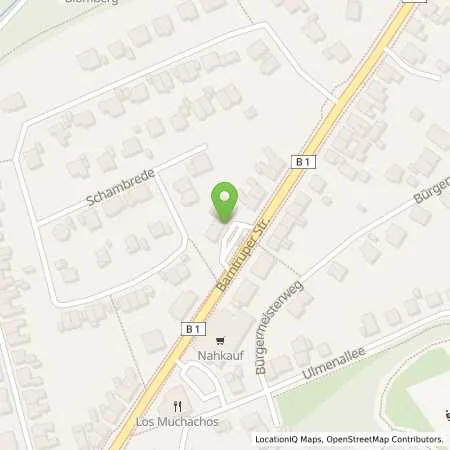 Standortübersicht der Tankstelle Esso Tankstelle in 32825 BLOMBERG