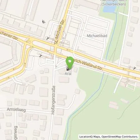 Standortübersicht der Tankstelle Aral Tankstelle in 81735 München