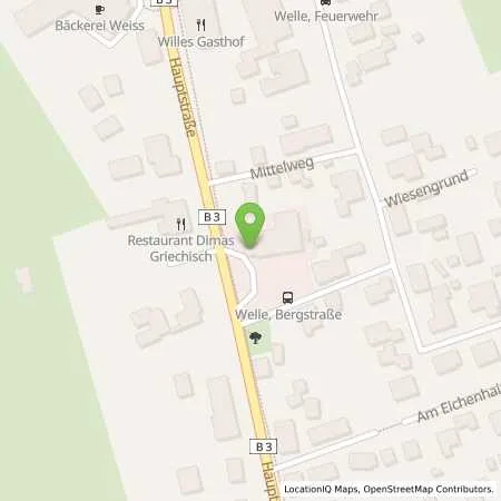 Standortübersicht der Tankstelle Welle in 21261 Welle