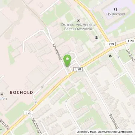 Standortübersicht der Tankstelle JET ESSEN BOCHOLDER STR. 187 in 45355 ESSEN