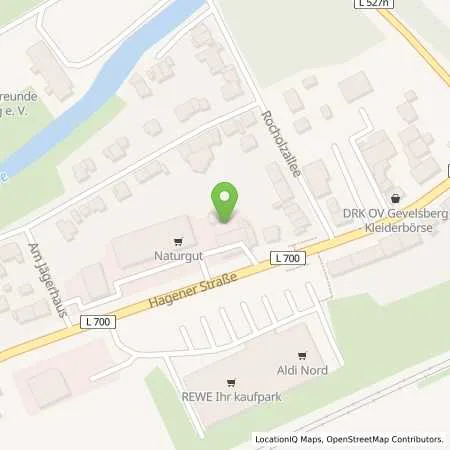 Standortübersicht der Tankstelle JET GEVELSBERG HAGENER STR. 227 in 58285 GEVELSBERG