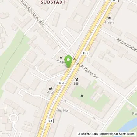 Standortübersicht der Tankstelle Aral Tankstelle in 34121 Kassel