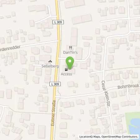 Standortübersicht der Tankstelle Access Pansdorf in 23689 Pansdorf