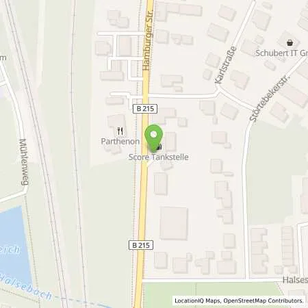 Standortübersicht der Tankstelle Verden I in 27283 Verden