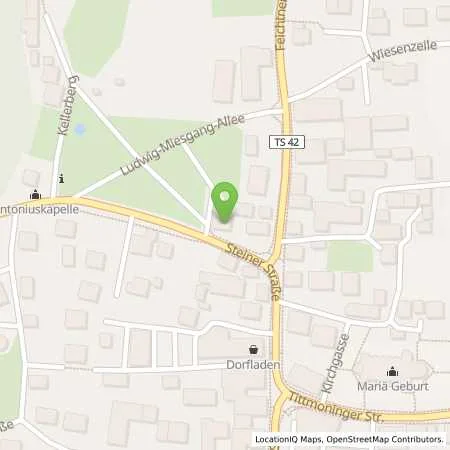 Standortübersicht der Tankstelle Siegfried Reuner Autohaus in 83349 Palling