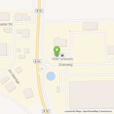 Standortübersicht der Benzin-Super-Diesel Tankstelle: Lonsee, Erlenweg 1 in 89173, Lonsee