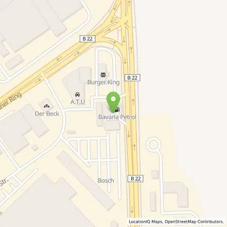 Standortübersicht der Tankstelle Bavaria Petrol in 96049 Bamberg