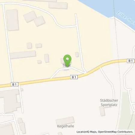 Standortübersicht der Tankstelle TotalEnergies Genthin in 39307 Genthin