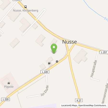 Standortübersicht der Benzin-Super-Diesel Tankstelle: OIL! Tankstelle Nusse in 23896, Nusse