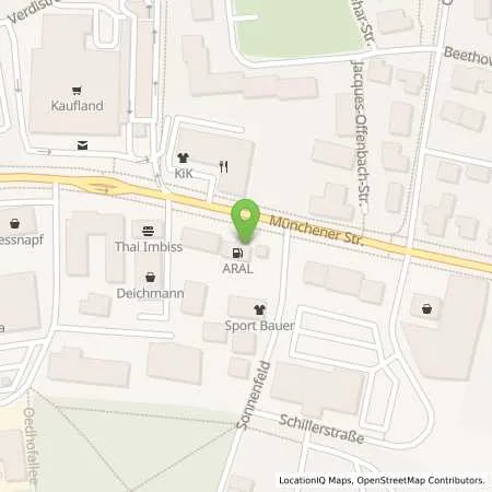 Standortübersicht der Tankstelle Aral Tankstelle in 83395 Freilassing