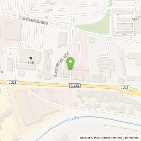 Standortübersicht der Tankstelle JET ESCHWEILER AACHENER STR. 40 in 52249 ESCHWEILER