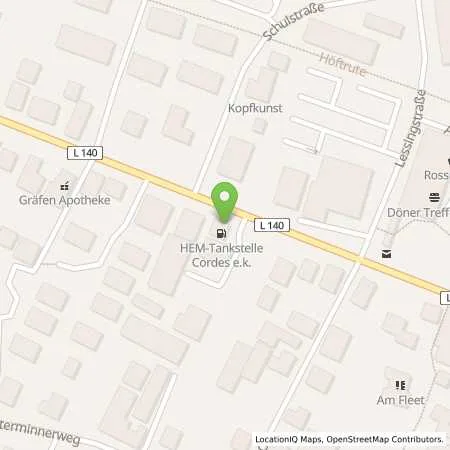 Standortübersicht der Tankstelle Jork, Westerjork 21 in 21635 Jork