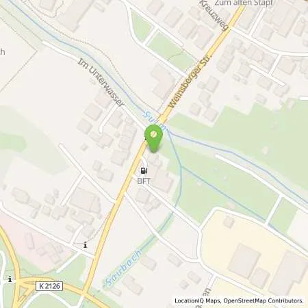 Standortübersicht der Tankstelle ED-Erlenbach in 74235 Erlenbach