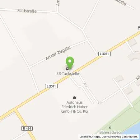 Standortübersicht der Tankstelle TINQ Neustadt in 35279 Neustadt (Hessen)