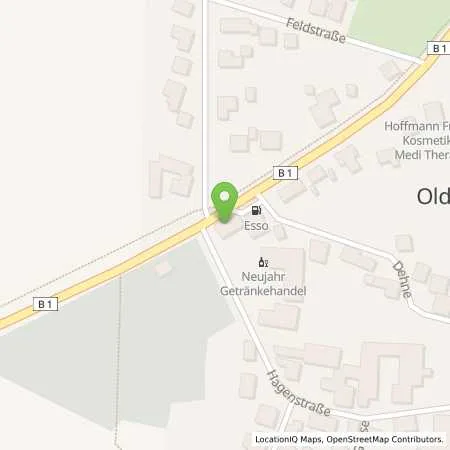 Standortübersicht der Tankstelle Esso Tankstelle in 31020 SALZHEMMENDORF