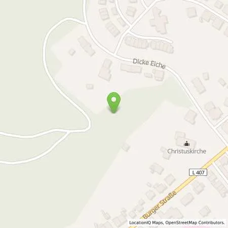 Standortübersicht der Tankstelle JET REMSCHEID BURGER STR. 35 in 42859 REMSCHEID