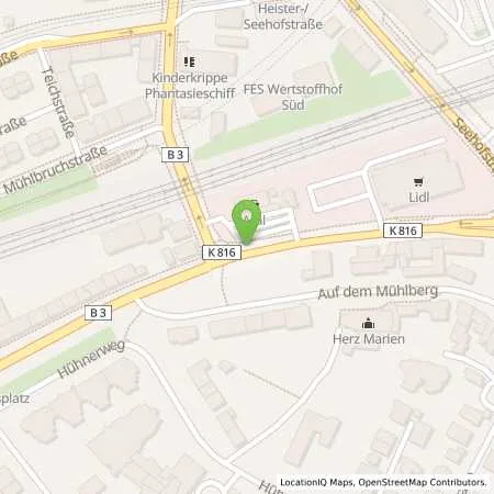 Standortübersicht der Tankstelle Aral Tankstelle in 60594 Frankfurt