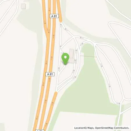 Standortübersicht der Tankstelle JAGSTTAL-OST - A81 in 74259 Widdern